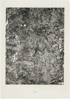 Tufa (tuf) From The Portfolio Soil, Earth (sols, Terres) From Phenomena (les Phénomènes) — Jean Philippe Arthur Dubuffet