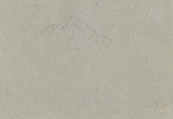Cursory Sketch Of Mountain Peak — Nicholas Roerich