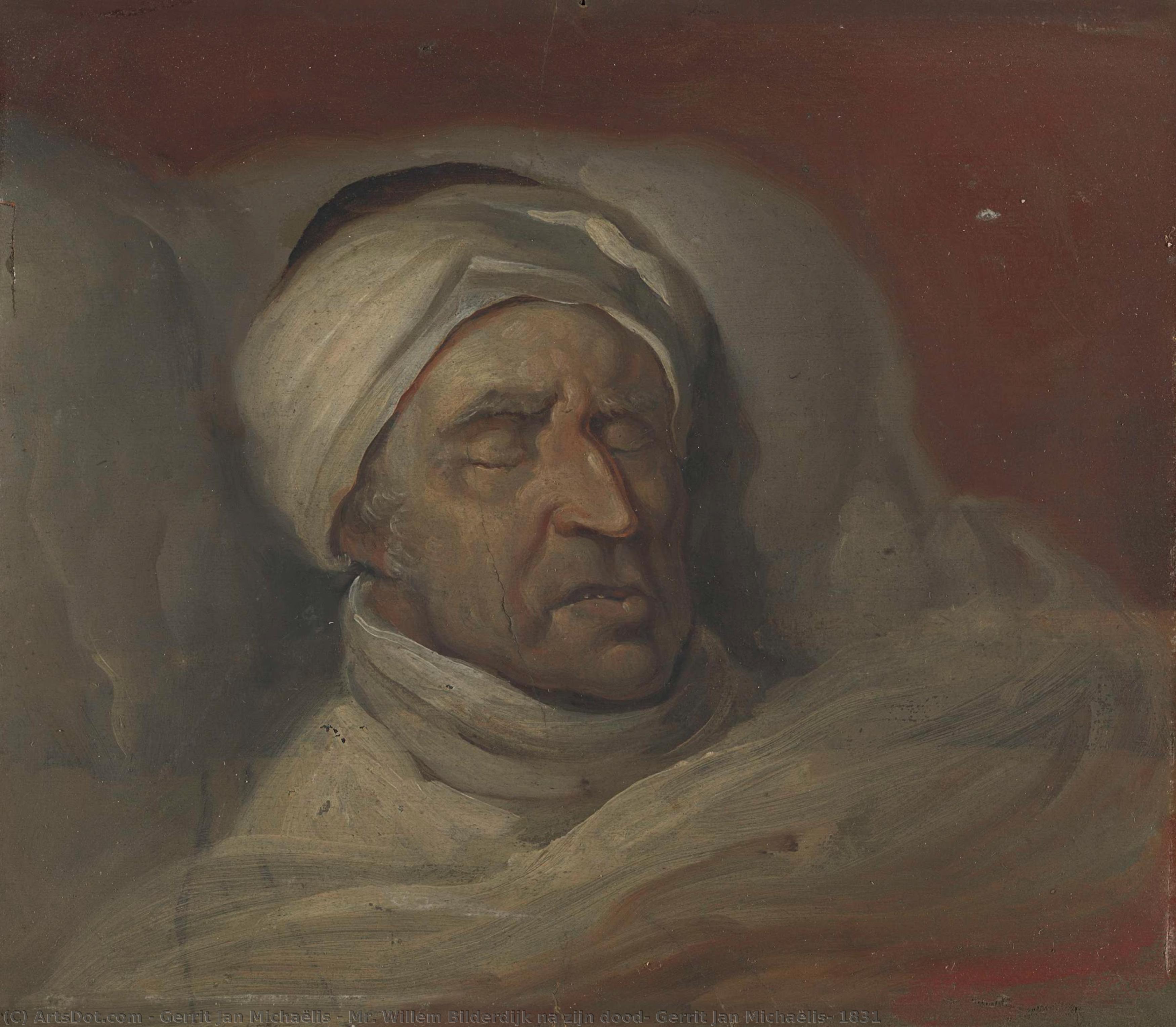 Mr. Willem Bilderdijk Na Zijn Dood, Gerrit Jan Michaëlis, 1831 — Gerrit Jan Michaëlis