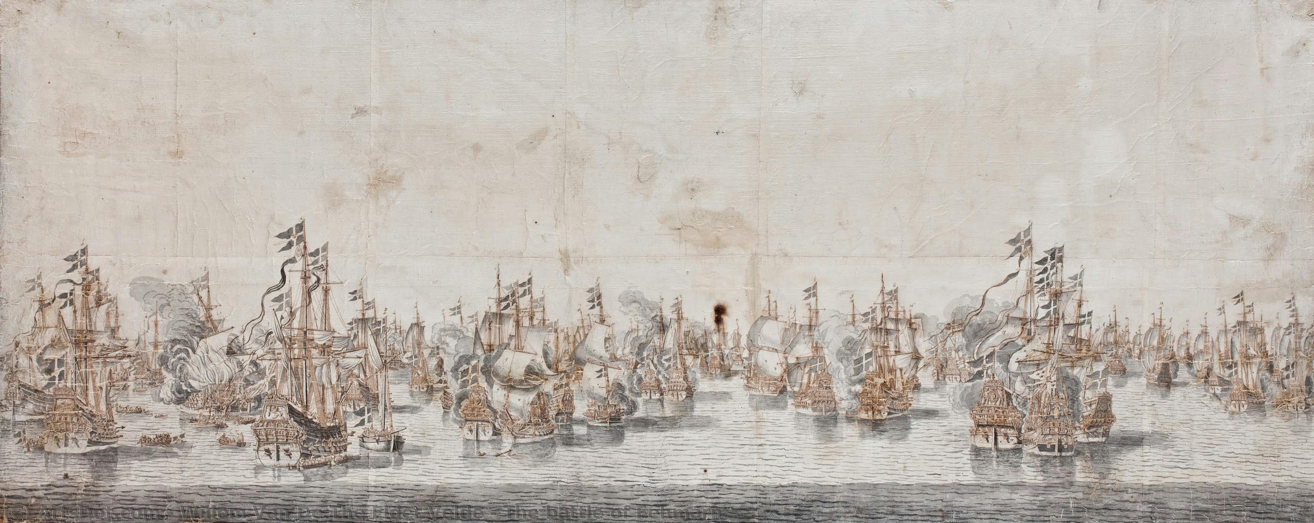 The Battle Of Fehmarn — Willem Van De Velde The Elder