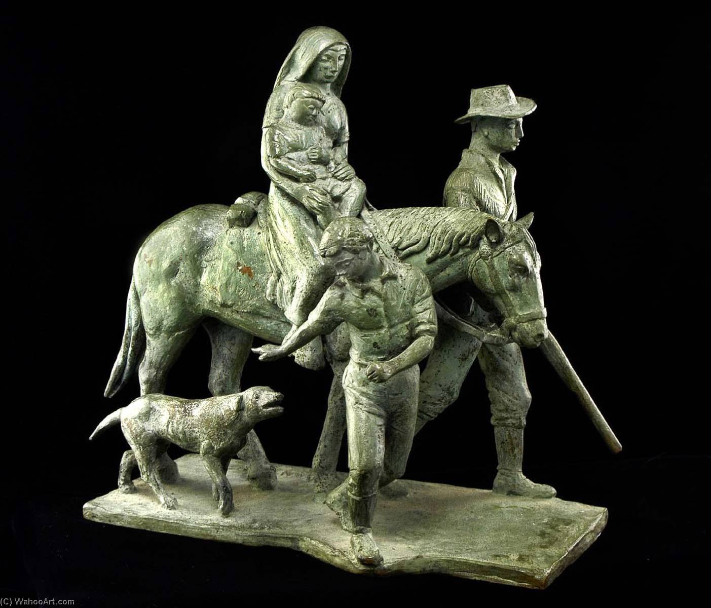 Pioneers Sketch — Paul Manship