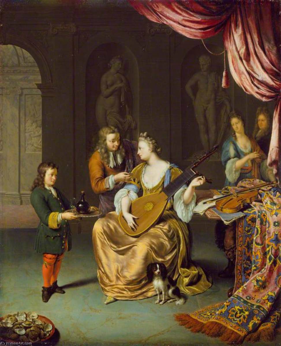 The Lute Player — Willem Van Mieris