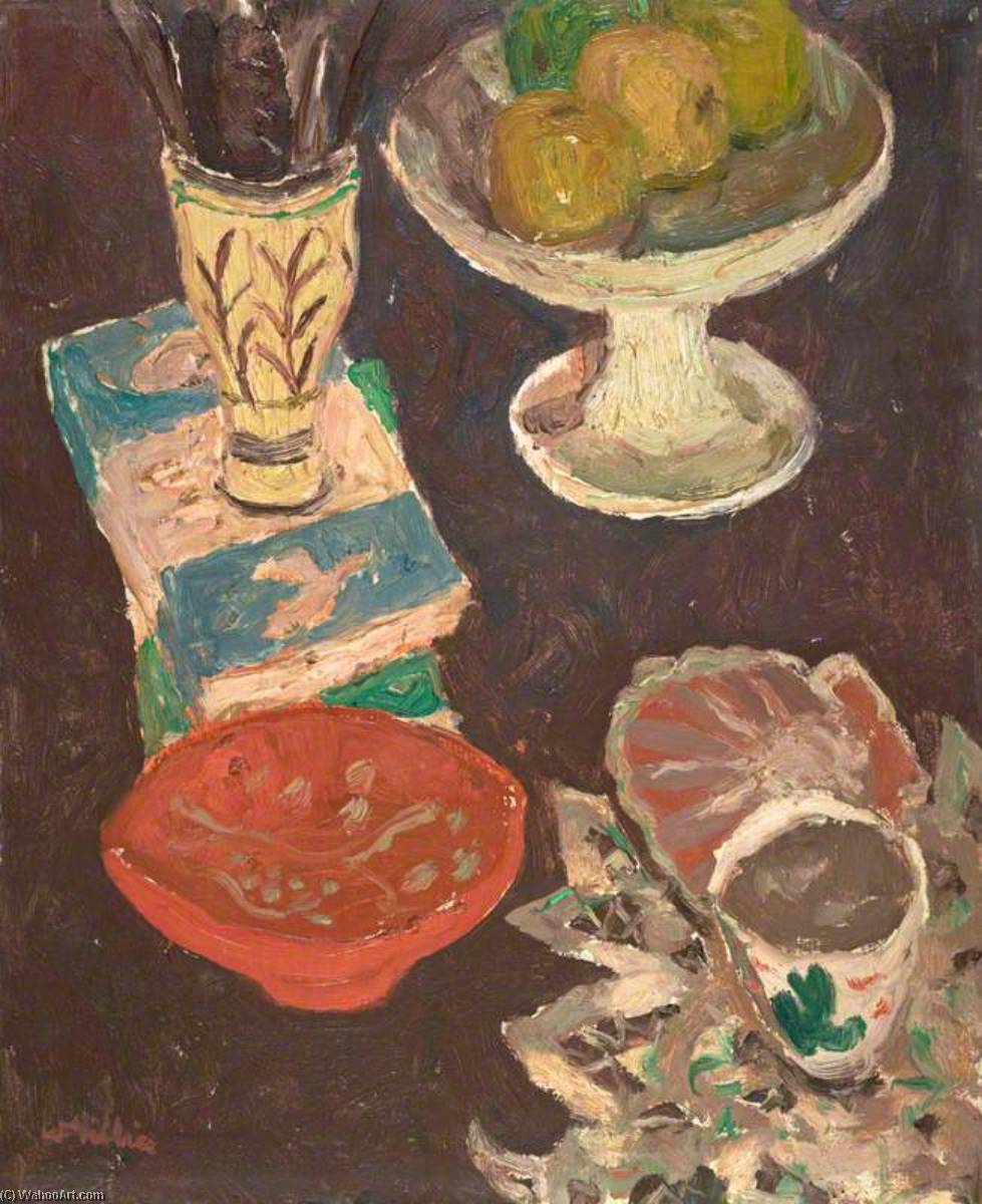 Still Life With Penguin Books — Sir William George Gillies