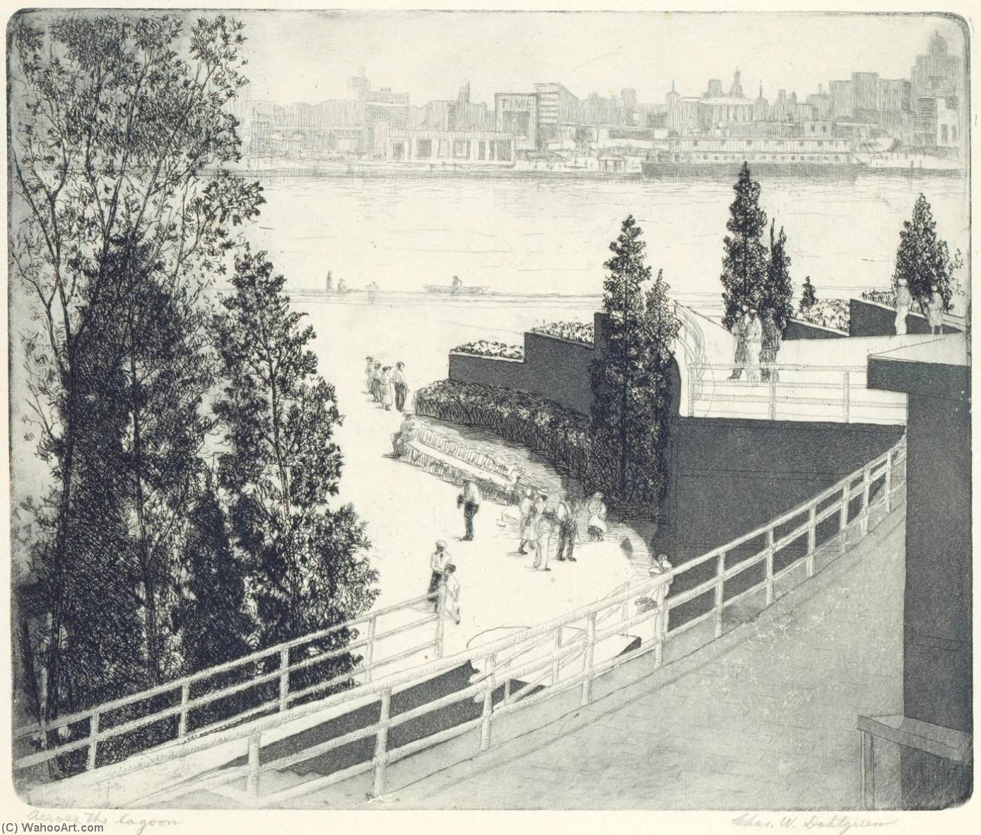 Across The Lagoon — Charles W Dahlgreen