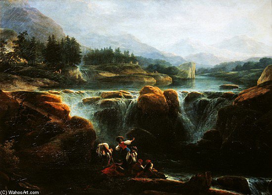 Swiss Landscape — Claude Louis Châtelet