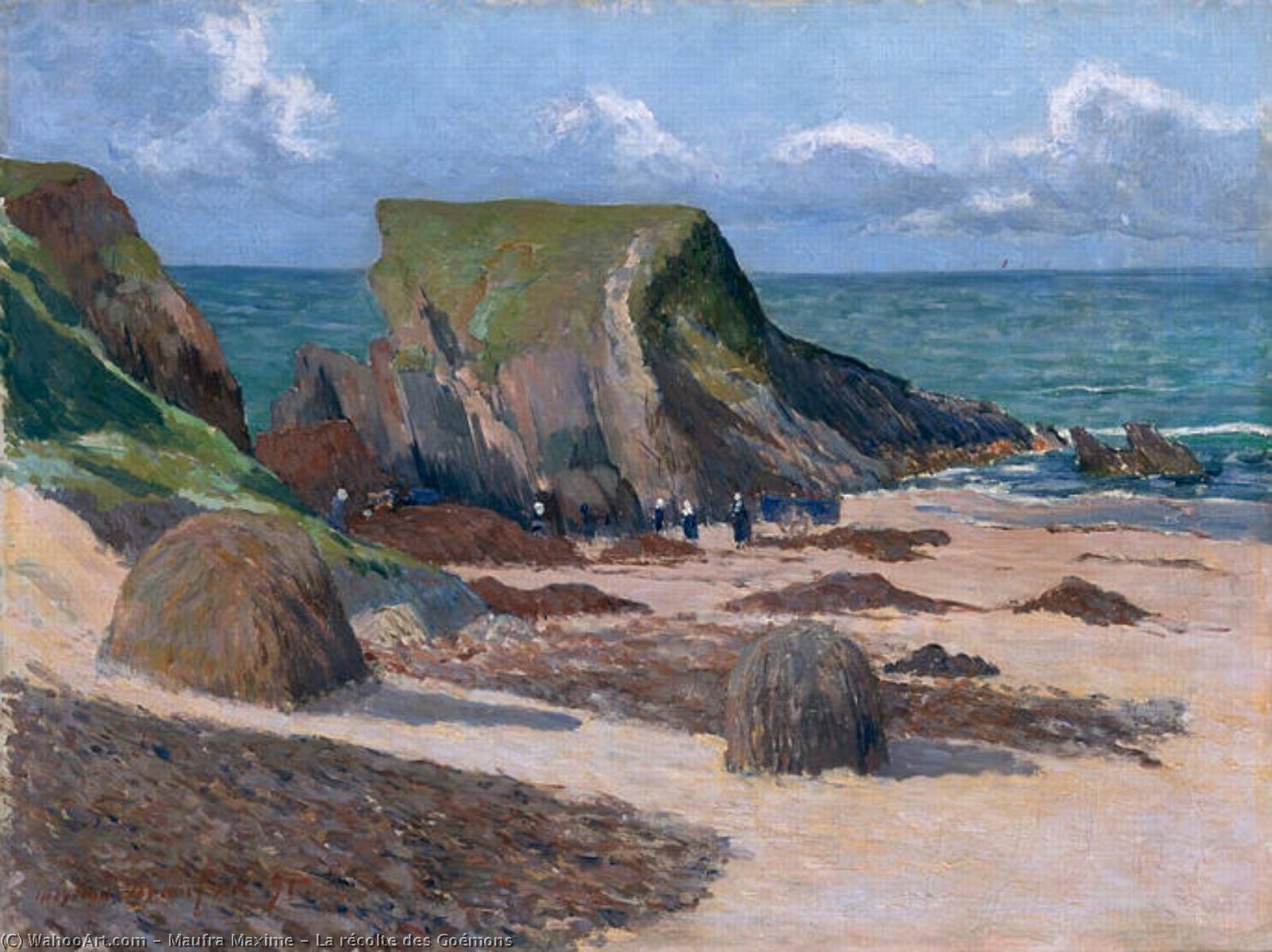 La Récolte Des Goémons — Maxime Emile Louis Maufra