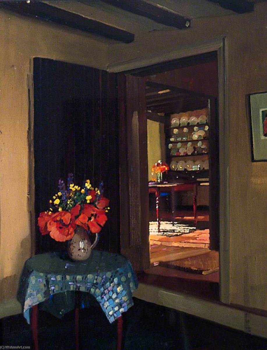A Cottage Interior — Herbert Davis Richter