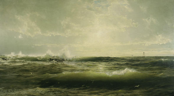 The Bell Buoy; Newport; Rhode Island — William Trost Richards