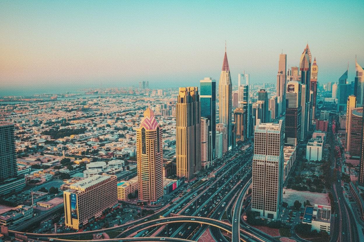 Ephemeral Skyline: Dubai In Warhol’s Light — Jacques Villedieu