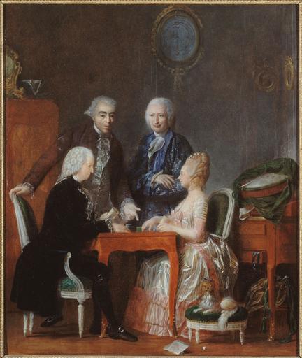 La Partie De Trictrac — Garnerey Jean François (garnerey Père)