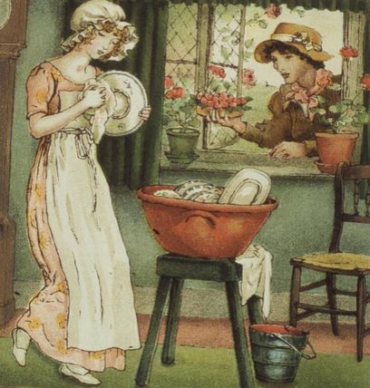 Curlylocks From 'april Baby's Book Of Tunes — Kate Greenaway