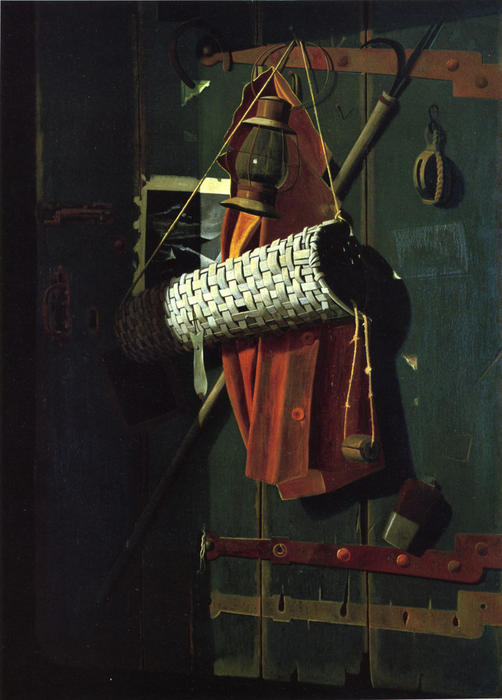 Fish House Door With Eel Basket — John Frederick Peto