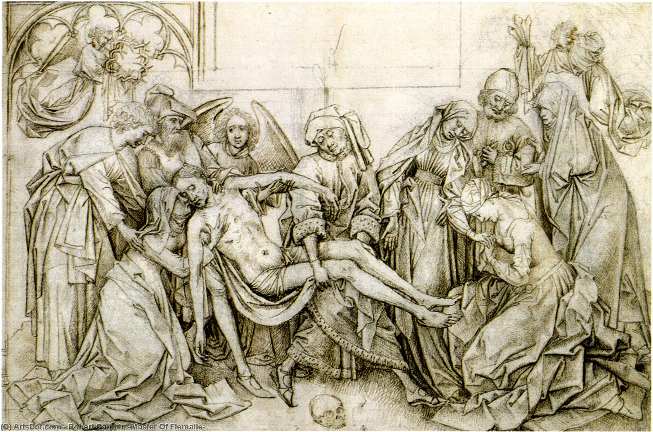 Bearing Of The Body Of Christ To The Sepulchre — Robert Campin (master Of Flemalle)