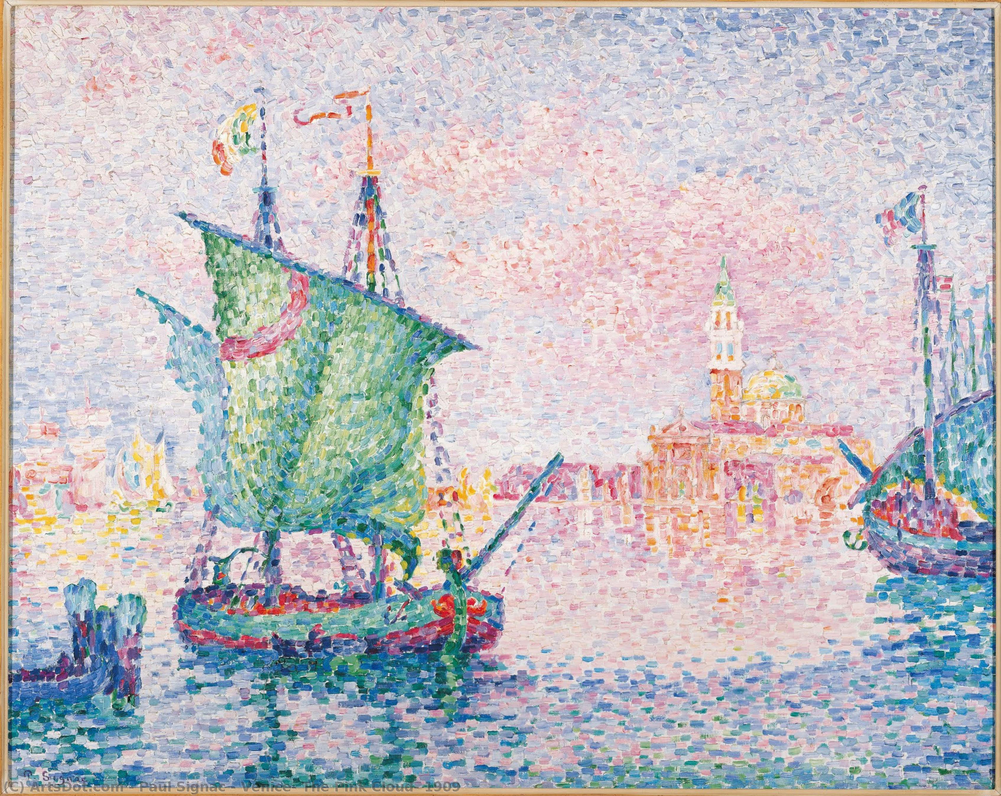 Venice, The Pink Cloud, 1909 — Paul Signac