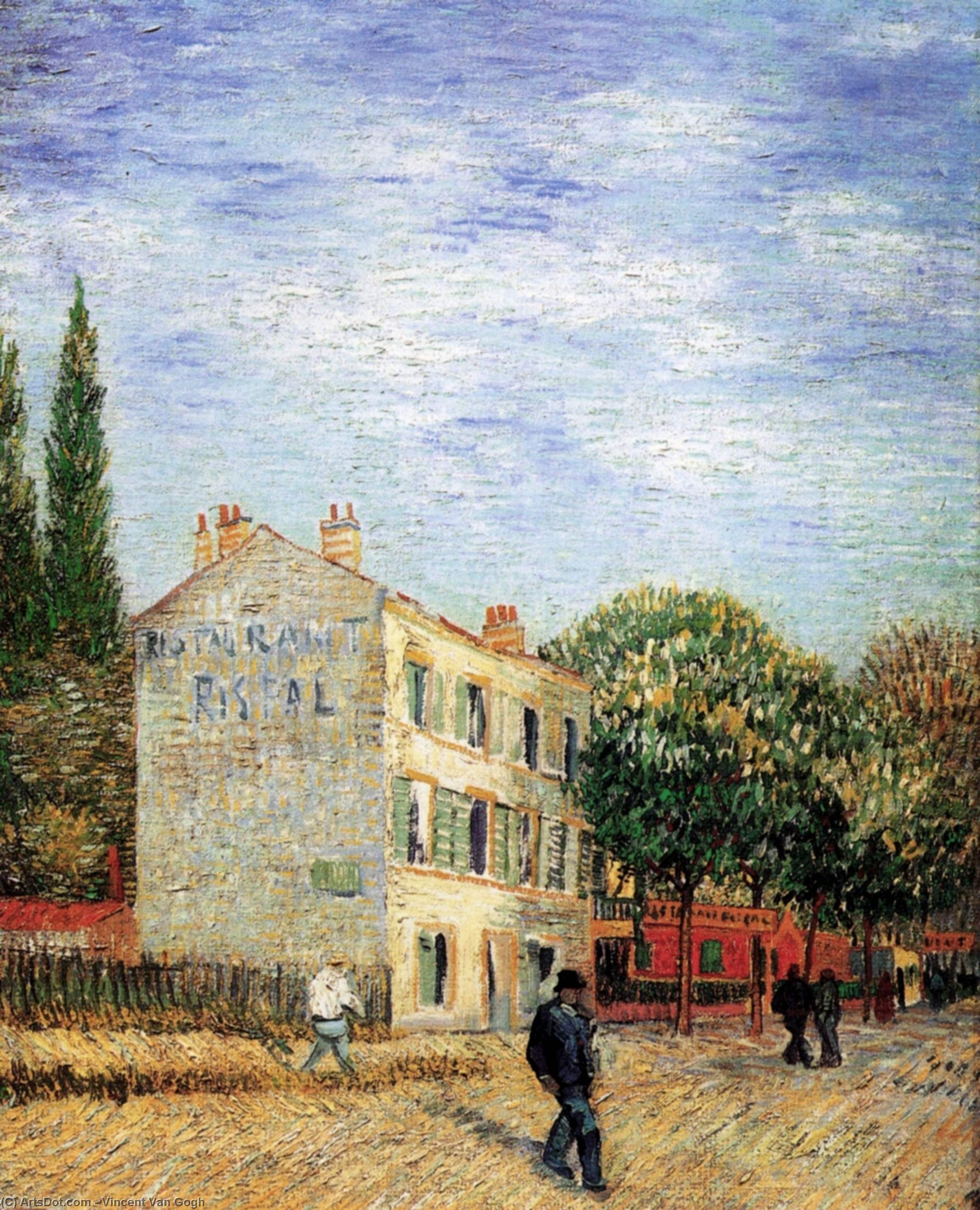 The Rispal Restaurant At Asnieres — Vincent Willem Van Gogh