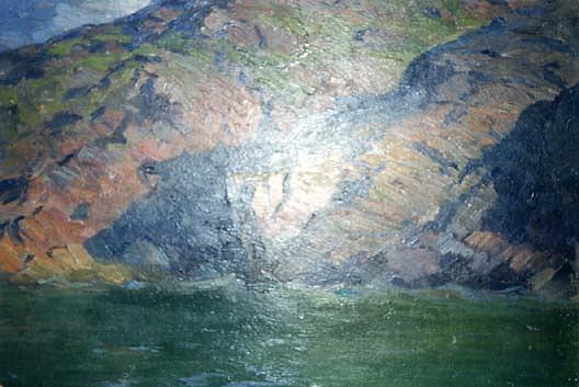 The Lion's Head Narrows, (painting) — Horace G Hewes