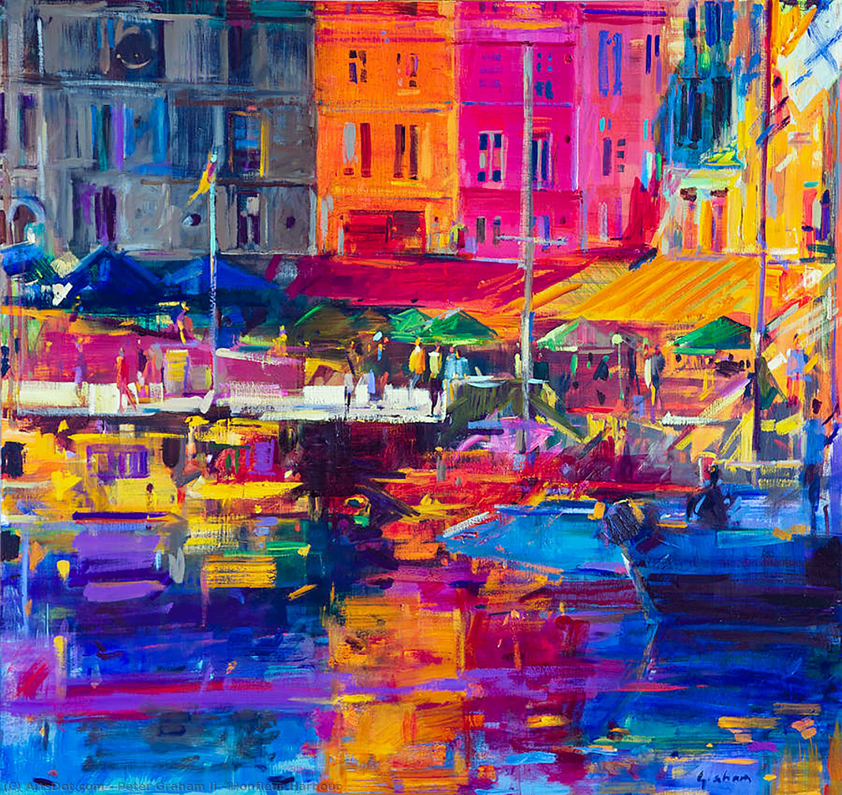 Honfleur Harbour — Peter Graham Li