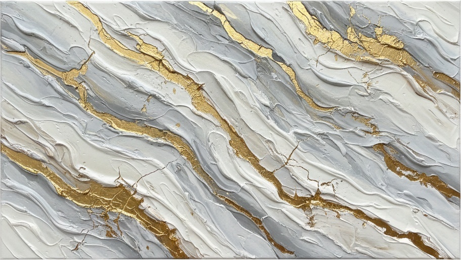 Gilded Fractures In Monochromatic Motion: A Monumental Study Of Sculptural Light And Gold — David Moreau