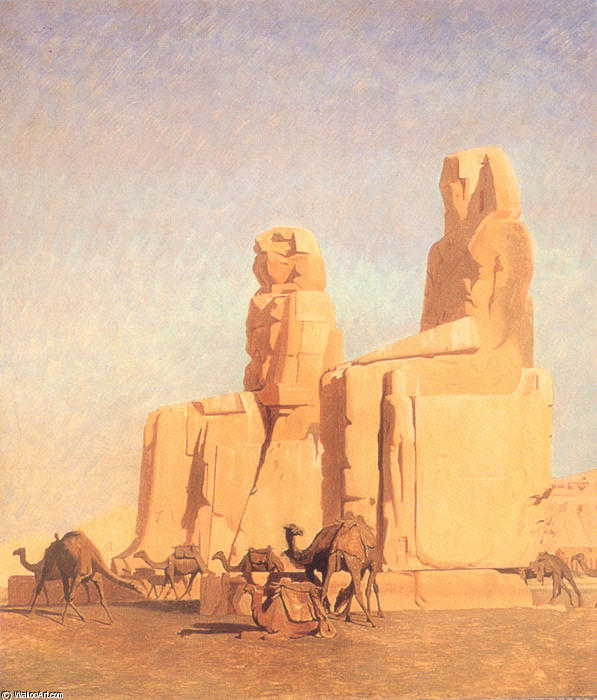 The Colossi Of Thebes, Memnon And Sesostris — ジャン＝レオン・ジェローム