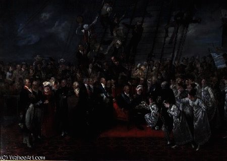 The Arrival Of Louis Xviii At Calais — Edward Bird