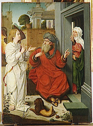 Abraham, Sara Et L'ange — Provost Jan