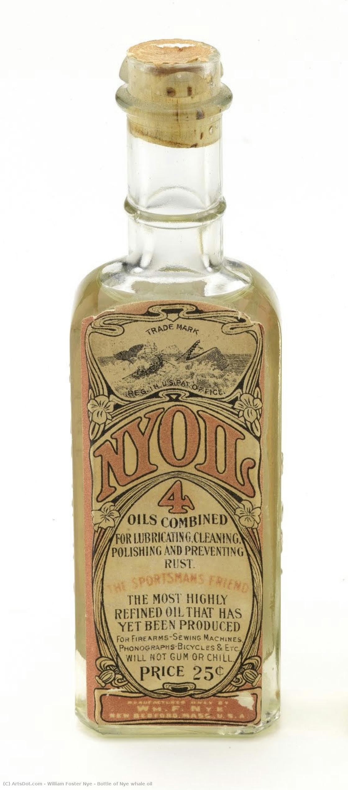 Bottle Of Nye Whale Oil — William Foster Nye