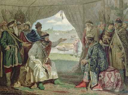 The Convention Of Princes With Grand Duke Vladimir Monomakh Ii — Aleksei Danilovich Kivshenko