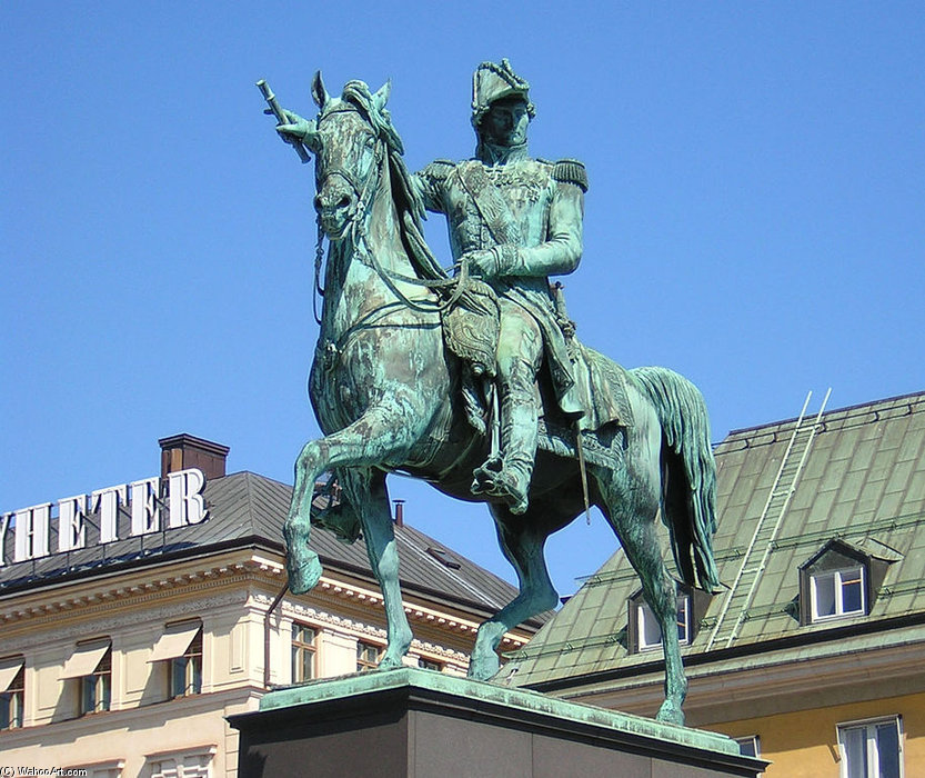Statue Of Charles Xiv — Bengt Erland Fogelberg