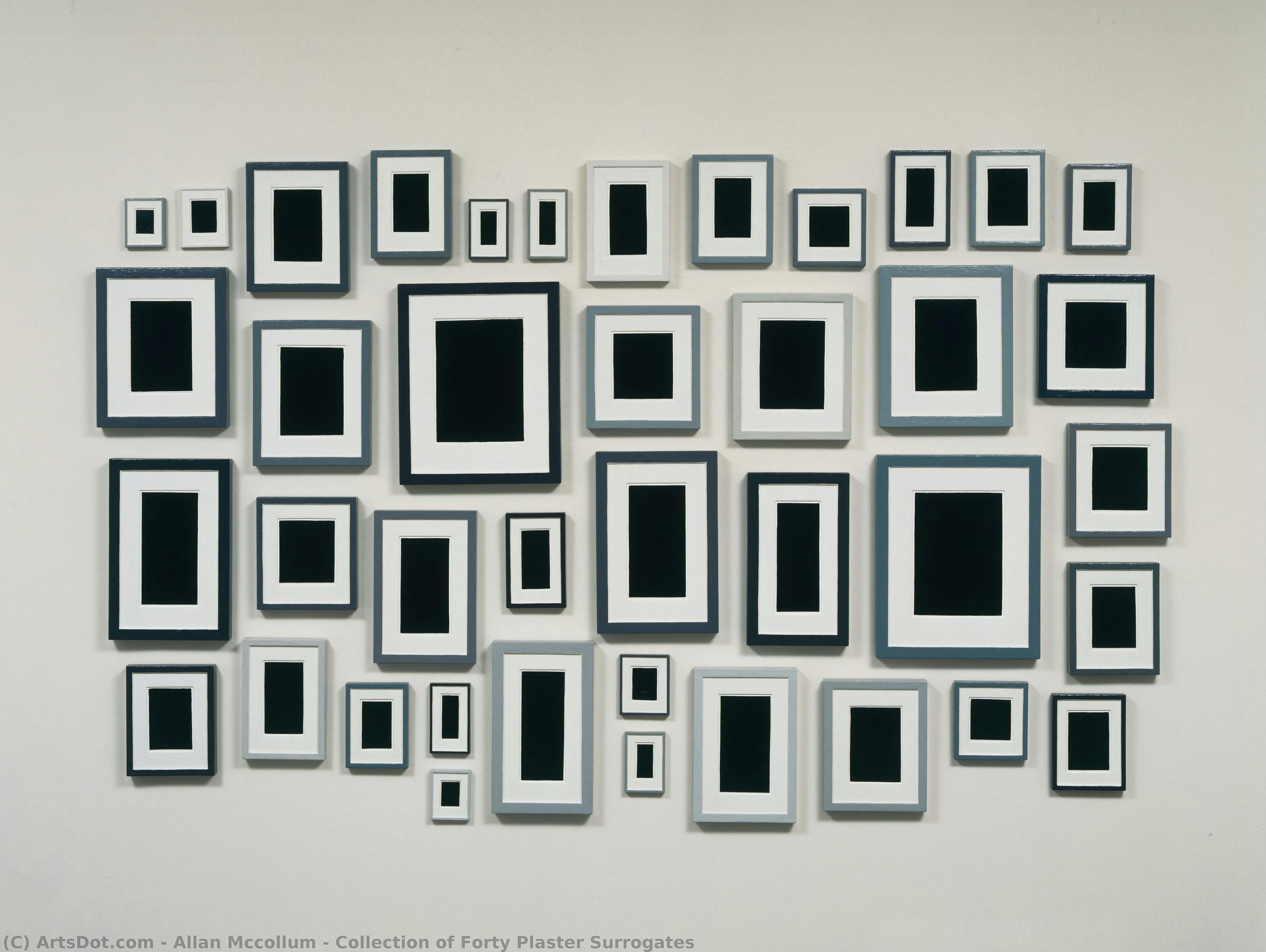 Collection Of Forty Plaster Surrogates — Allan Mccollum