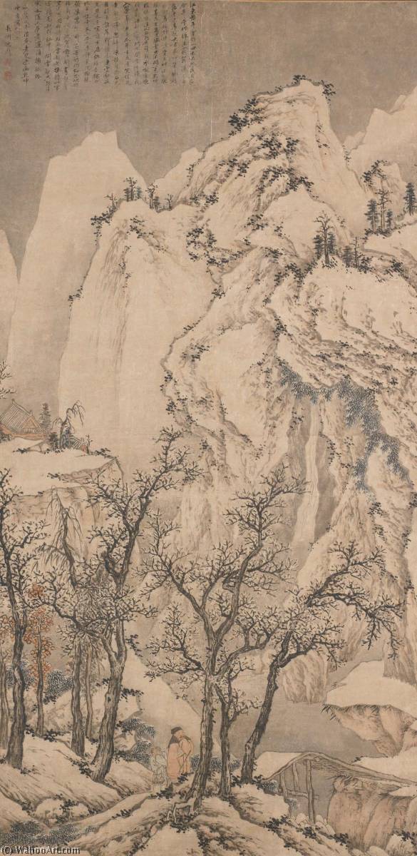 Snowy Landscape — Shen Zhou