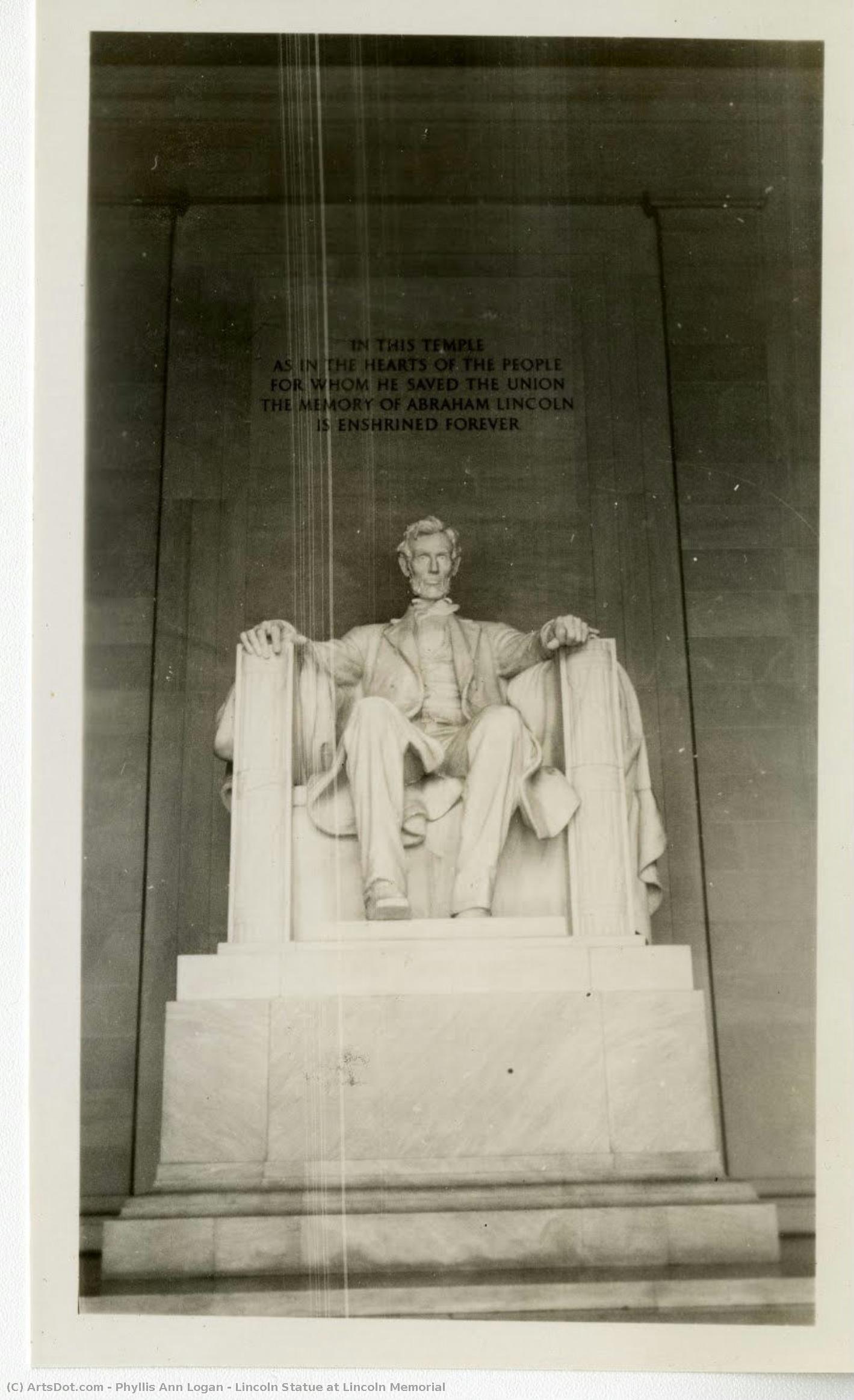 Lincoln Statue At Lincoln Memorial — Phyllis Ann Logan