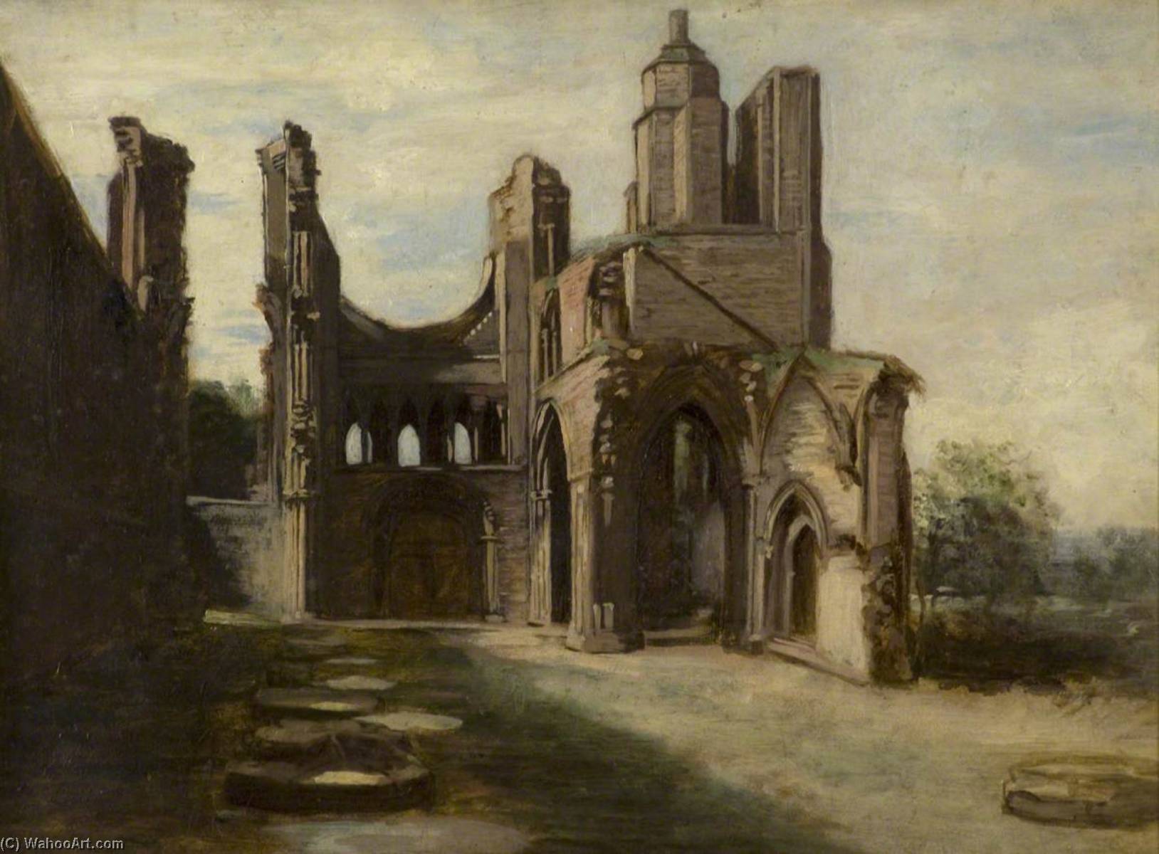 Arbroath Abbey, The Interior, Looking To The West Front — Патрик Аллан Фрейзер