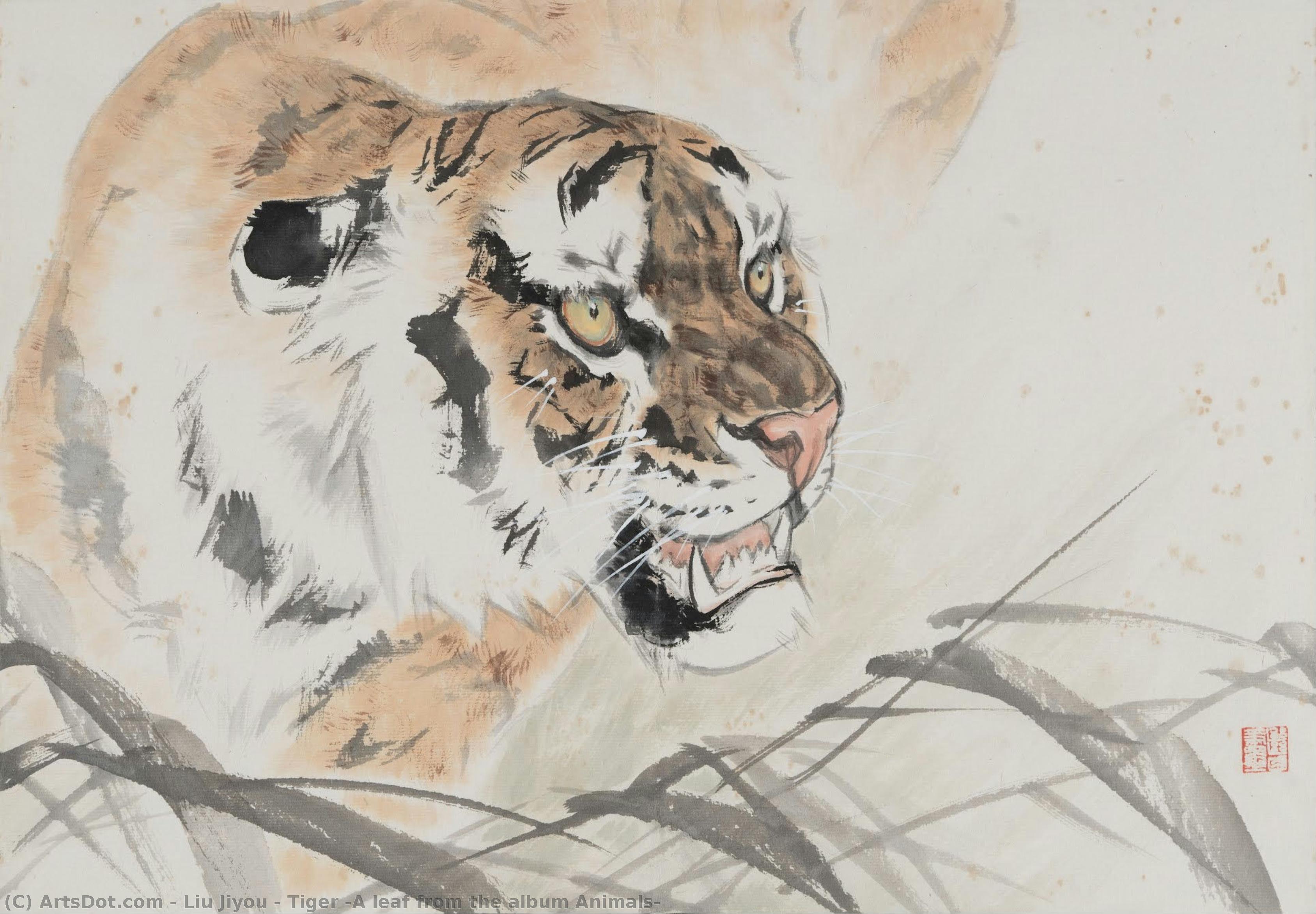 Tiger (a Leaf From The Album Animals) — Liu Jiyou
