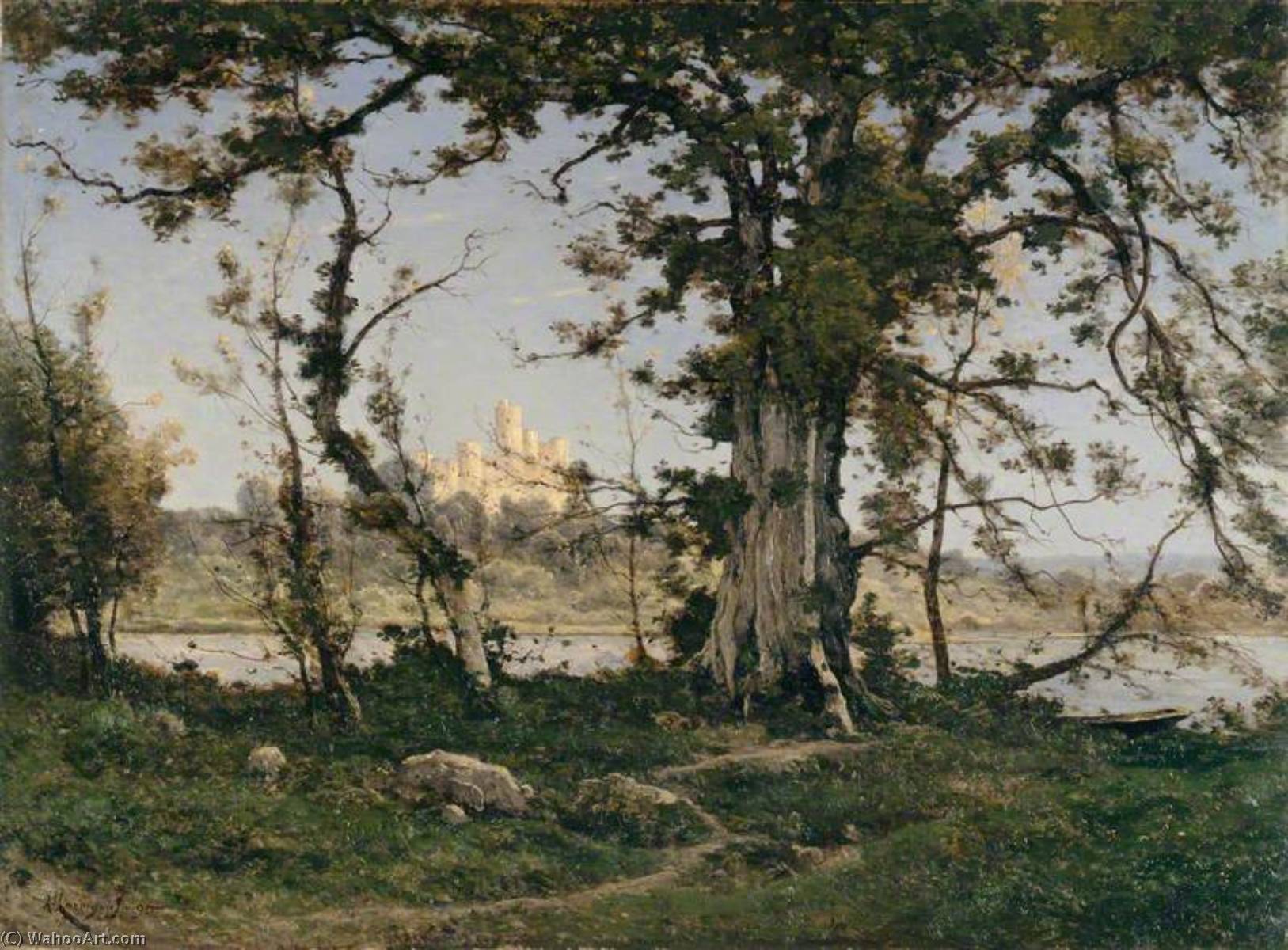 The Castle Of Clisson — Henri-joseph Harpignies