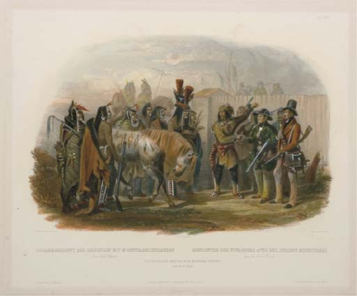 Rencontre Des Voyageurs Avec Des Indiens Meunitarri Par Alex Manceau — Karl Bodmer