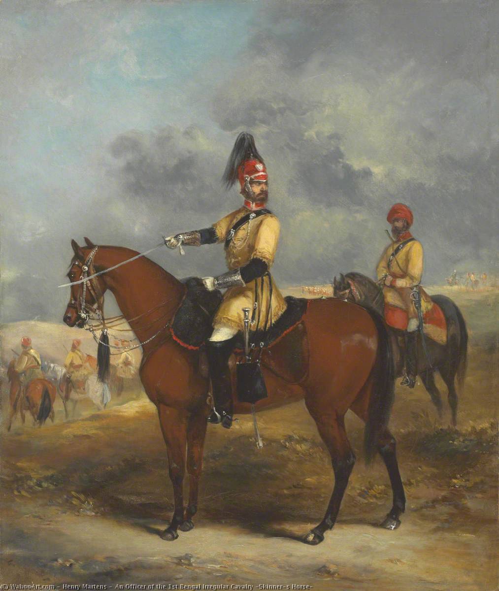 An Officer Of The 1st Bengal Irregular Cavalry (skinner’s Horse) — Henry Martens