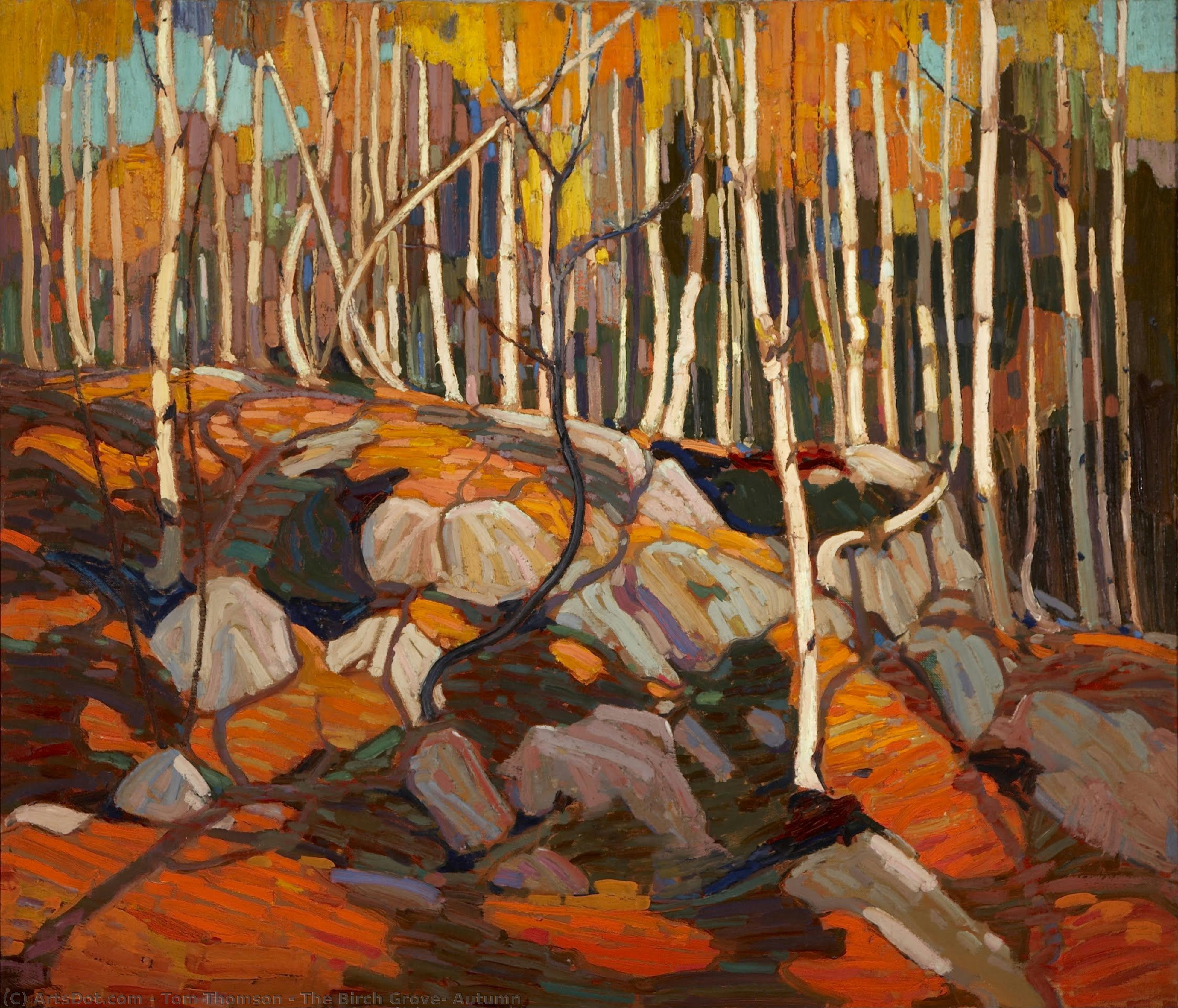 The Birch Grove, Autumn — Том Томпсон