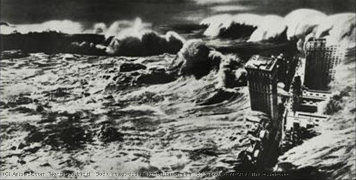 Book Jacket Design For Upton Sinclair's Book 'after The Flood' — John Heartfield