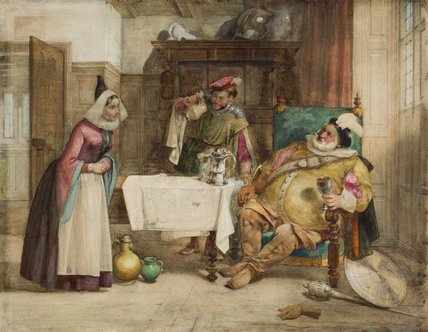 Scene From Shakespeare's 'merry Wives Of Windsor — William Knight Keeling