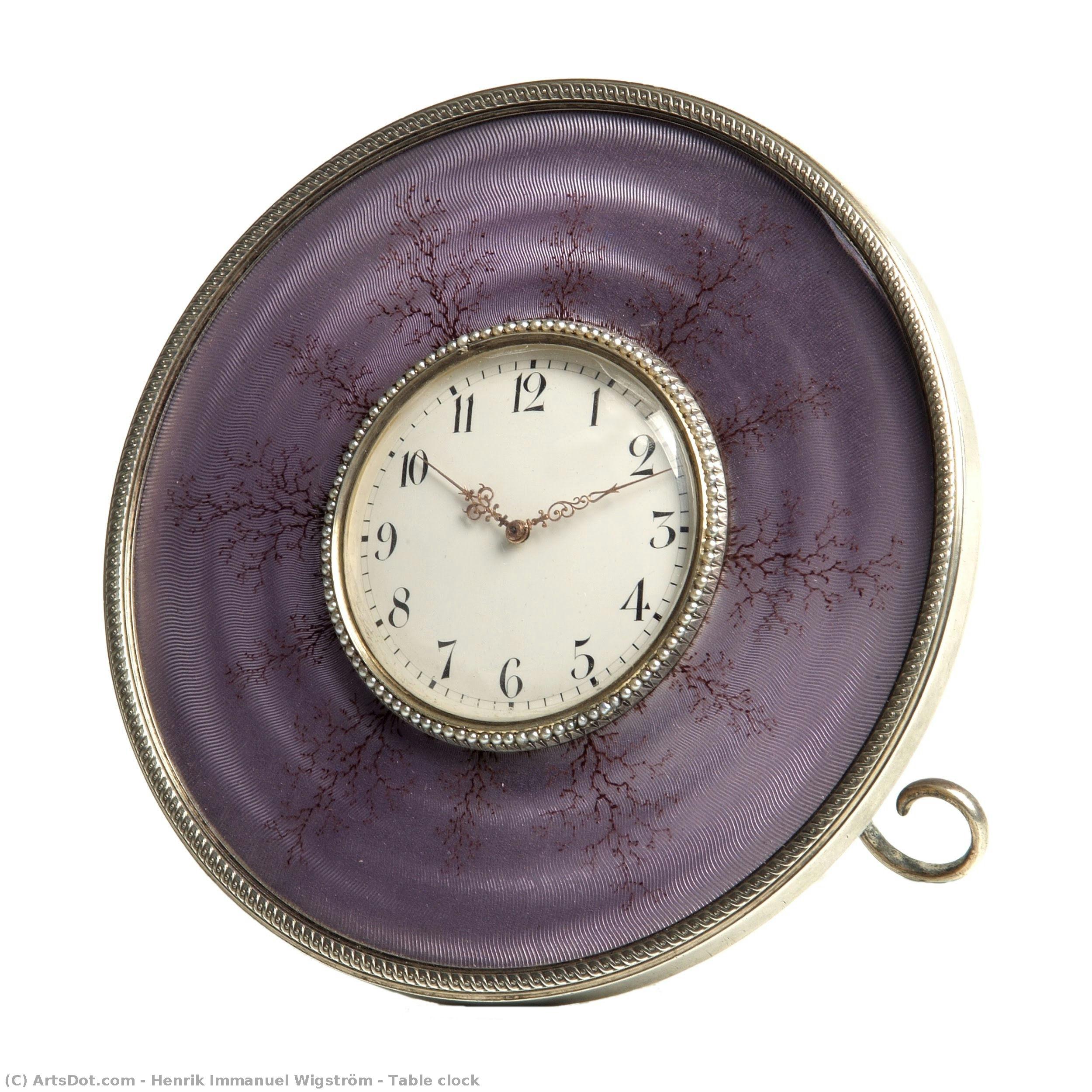 Table Clock — Henrik Immanuel Wigström
