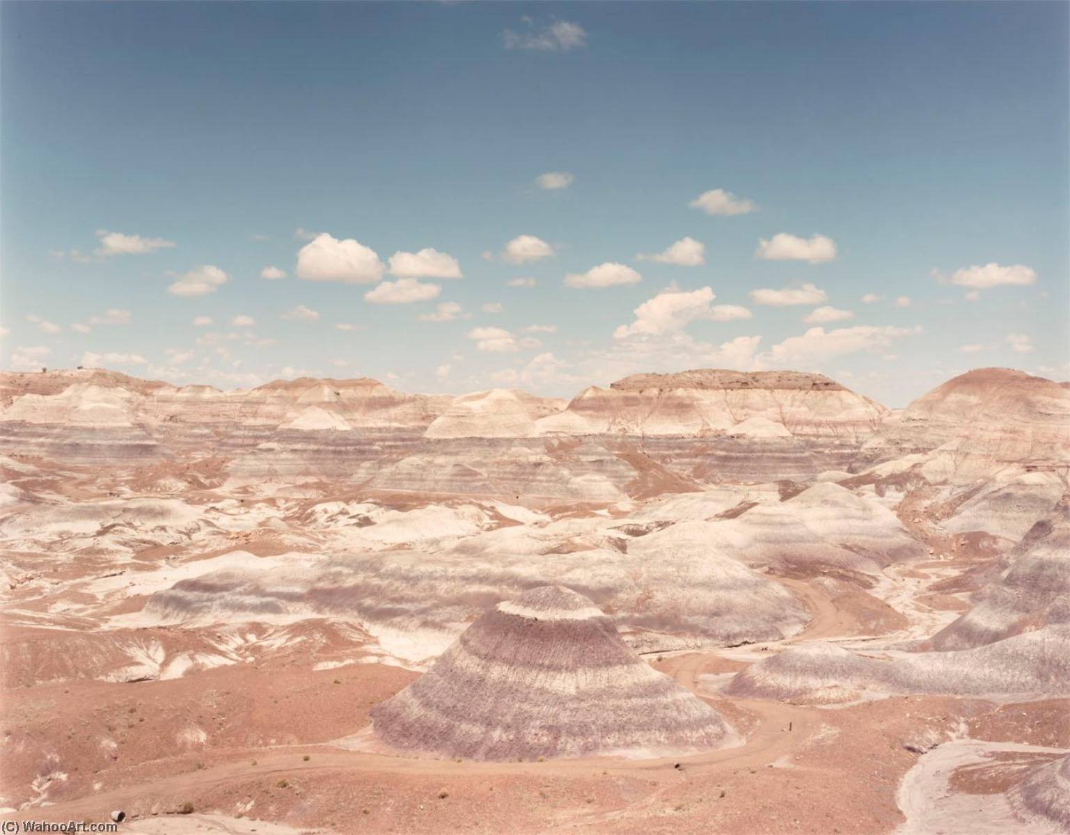 Blue Mesa, Petrified Forest N.p. Arizona, From The Portfolio Shadowless Places, Deserts Of The Southwest — Frank Di Perna