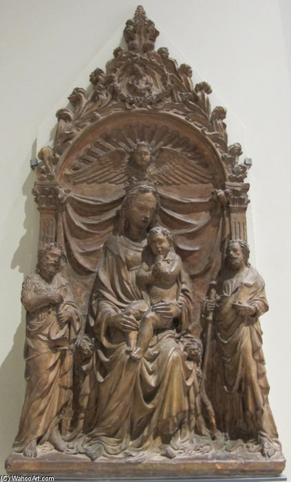 Pala D'altare Con La Madonna I Santi — Michele Da Firenze