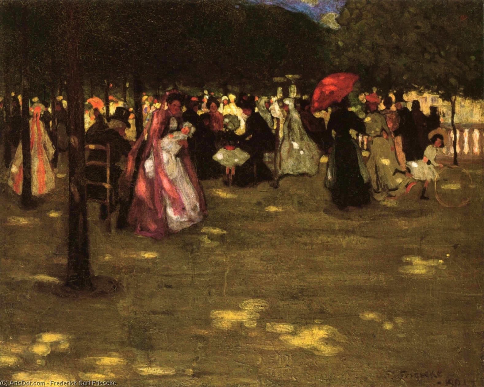 Luxembourg Gardens — Frederick Carl Frieseke