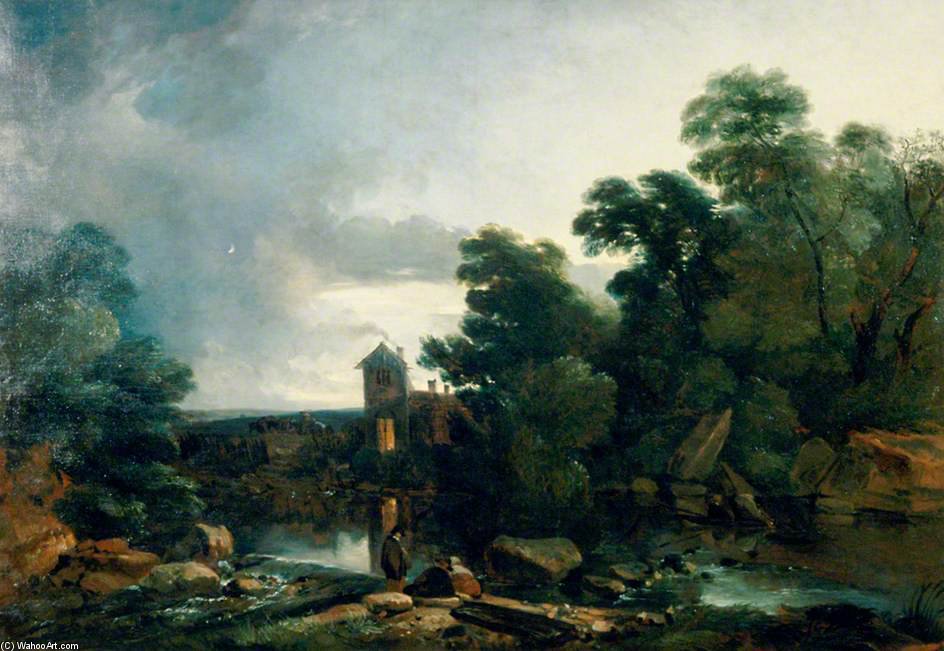 Twilight On The Dee, North Wales — Thomas Barker