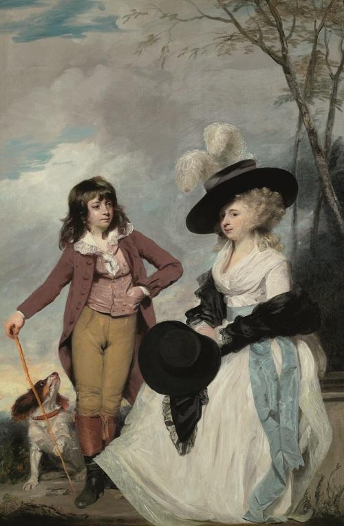 Maria Marow Gideon And Her Brother, William — Sir Joshua Reynolds