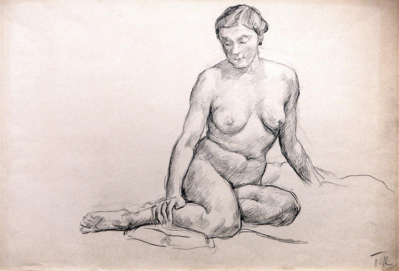 Seated Nude — Pyotr Konchalovsky