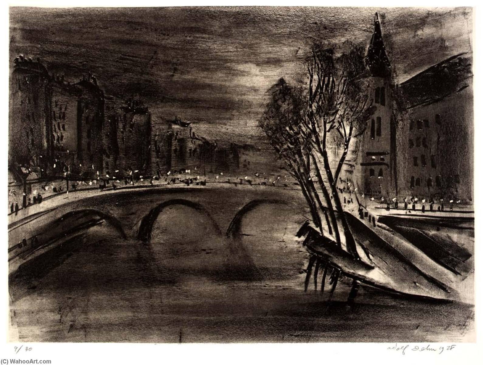 Bridge At Pont St. Michel — Adolf Dehn