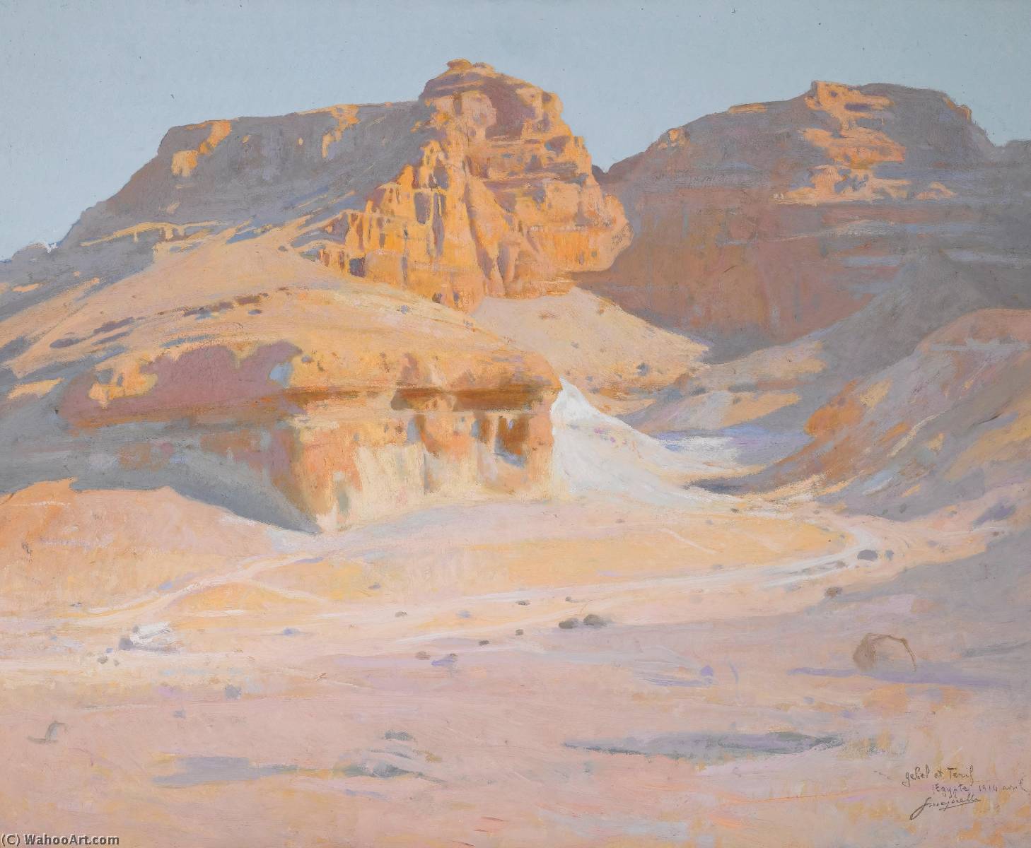 Le Matin A Gebel Et Terif, Egypte — Jacques Majorelle