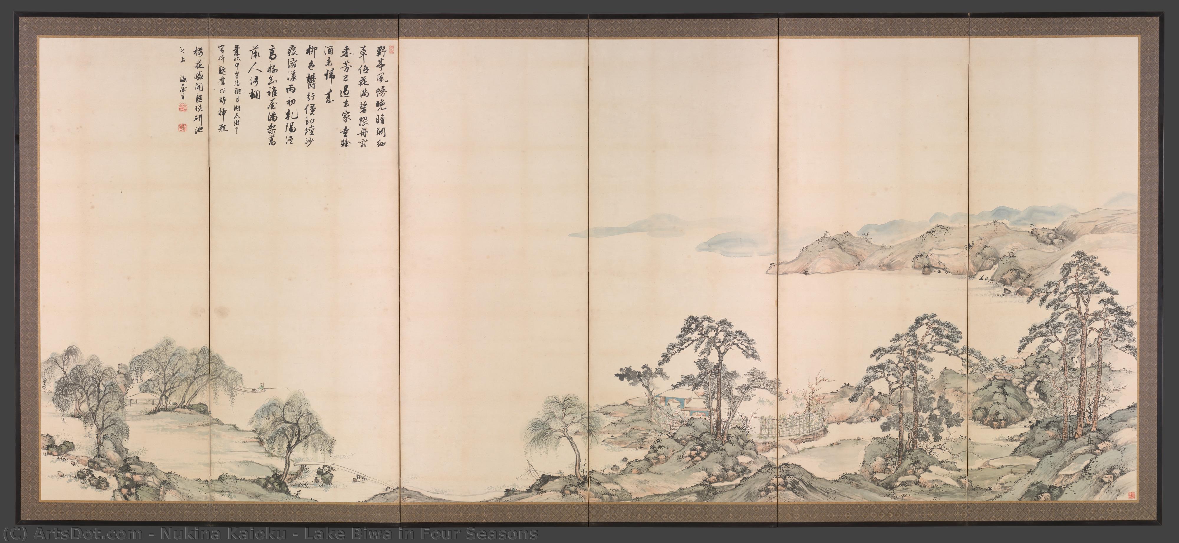 Lake Biwa In Four Seasons — Nukina Kaioku