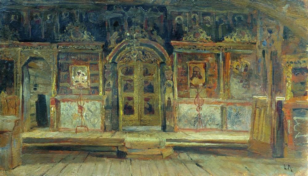 Inside The Peter And Paul Church In Plyos — Isaak Ilyich Levitan